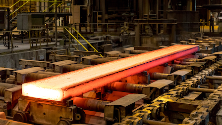 First slab successfully produced for green strip steel