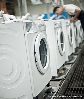 BSH washing machines production