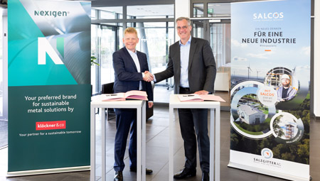 Klöckner & Co and the Salzgitter Group partnering for the transformation to a green steel industry
