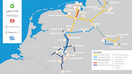 From Wilhelmshaven to the industrial centers in North Rhine-Westphalia and Lower Saxony From Wilhelmshaven to the industrial centers in North Rhine-Westphalia and Lower Saxony