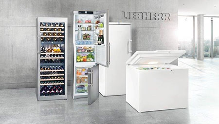 Refrigeration and freezing equipment of Liebherr Photo of refrigeration and freezing equipment of Liebherr