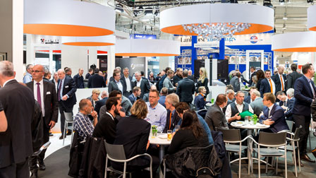Photo of the stand at the Euroblech 2018