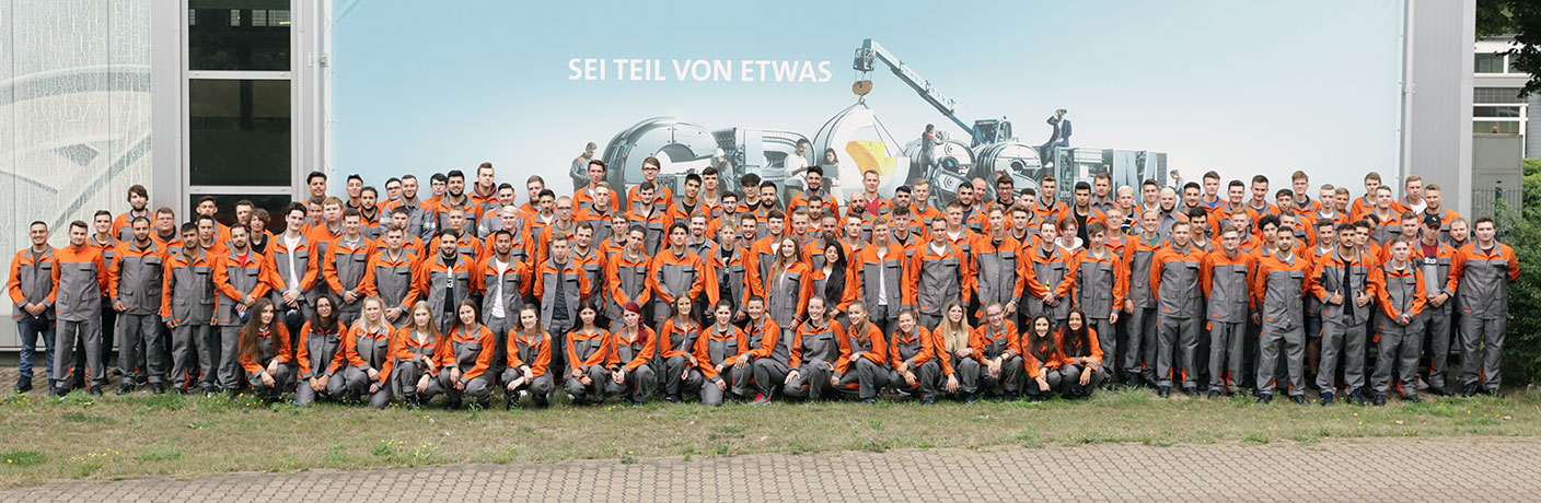 Auszubildende der SZAG 2019 Gruppenfoto der Auszubildenden 2019