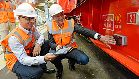 Salzgitter Flachstahl is profiting from the closure of the digital gap in rail transport