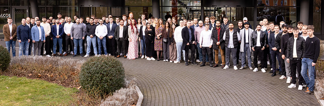 Gruppenfoto der Auslernenden im Februar 2024