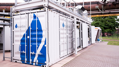 GrInHy2.0 Sunfire high-temperature electrolyser in Salzgitter